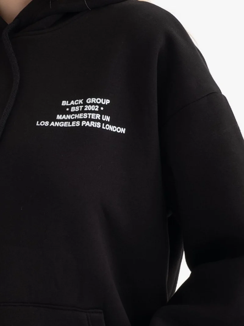 HICCUP Graphic Hoodie with a Kangaroo Pocket