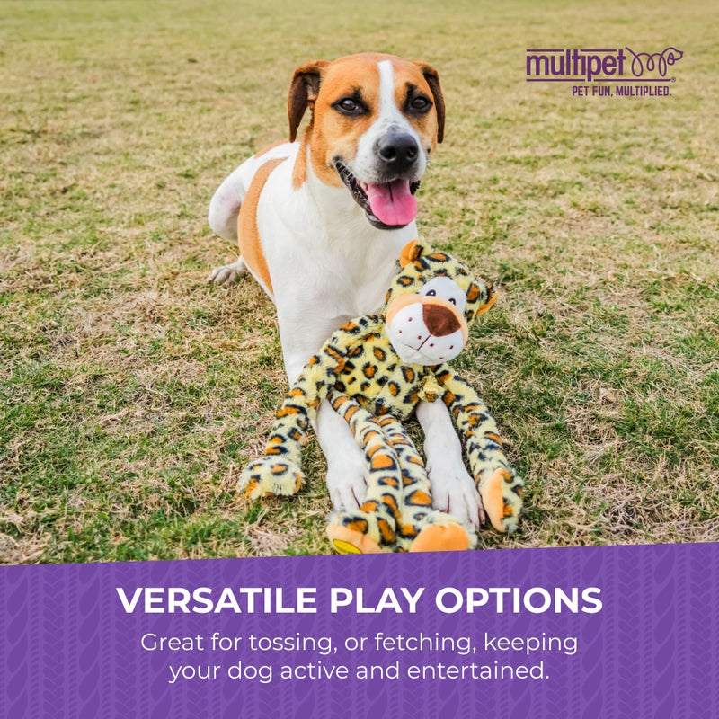 Multipet Swingin Safari Giraffe Dog Plush Toy - Squeaky Toys for All Dogs - Extra Soft Plush - for Cuddling & Playing - Cute Dog Pet Toy (19", 5 Squeakers) - Image 4