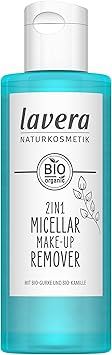 lavera 2in1 Micellar Makeup Remover natural cosmetics Refreshing and moisturising formula Vegan free from silicones Organic cumcumber extract Organic chamomile extract 100ml - Image 1