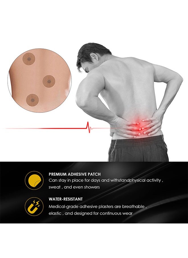 SOUTH MOON - Magnetic Acupressure Patches -Ultra Strength Healing Magnets for Body & Pain Relief，Acupressure Magnetic Plaster - Image 1
