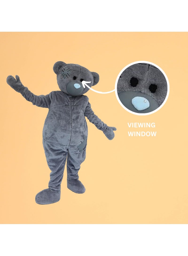 Carnival Mascot Carnival Mascot Bear Bruce Costume, Full Body Adult Size Bear Mascot, 1 Size For All Handmade From Premium Quality Materials, Mascot Uniforms Perfect for Kids & Parties, Grey  - Image 4