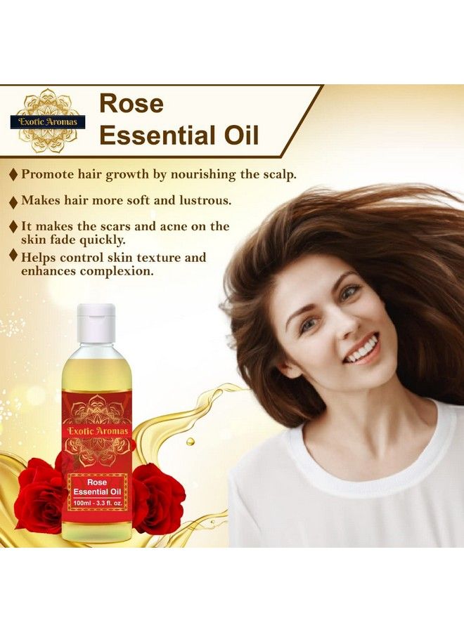 Exotic Aromas Lavender Essential Oil & Rose Oil Pack Of 2 100 Ml - Image 4