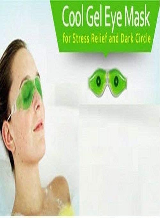 NEEV ENTERPRISE Aqua Cooling Gel Relaxing Eye Mask for Dark Circles, Dry Eyes, Cooling Eyes, Pain Relief, Redness, Eye Patches, Sleeping Cool Pad Suitable for All Family Members (Pack of 2, Green) - Image 5