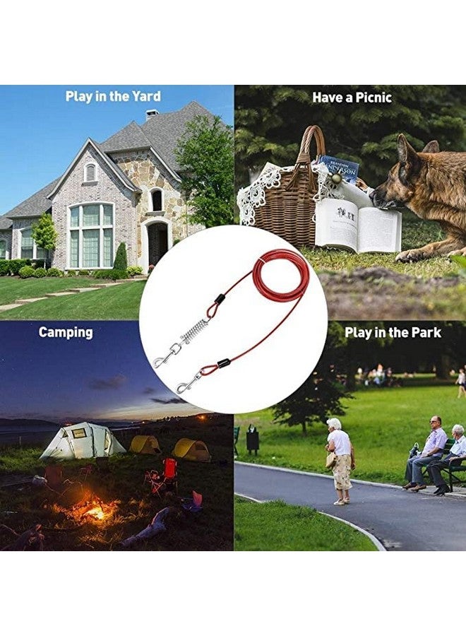 كابل ربط ثقيل للكلاب حتى وزن 125 رطلاً، بطول 20 قدمًا للكلاب الكبيرة والكبيرة - Image 5