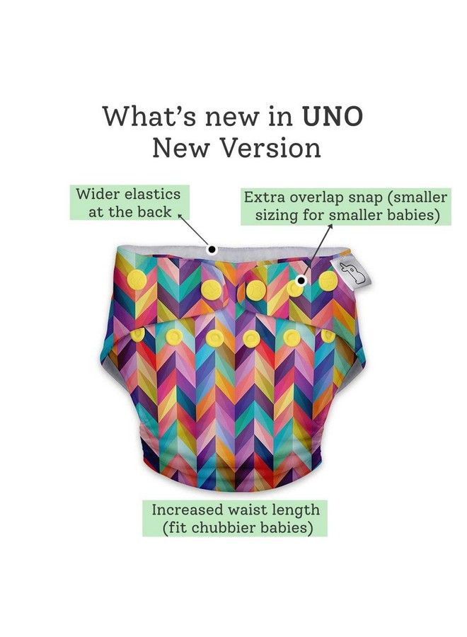 Superbottoms New Uno Freesize Cloth Diaper Set Of 2; Cloth Diaper For Babies 3M To 3Y ; Washable & Reusable Cloth Diaper ; Comes With Cloth Diaper Insert ; 2 Diaper And 2 Organic Cotton Soaker - Image 3