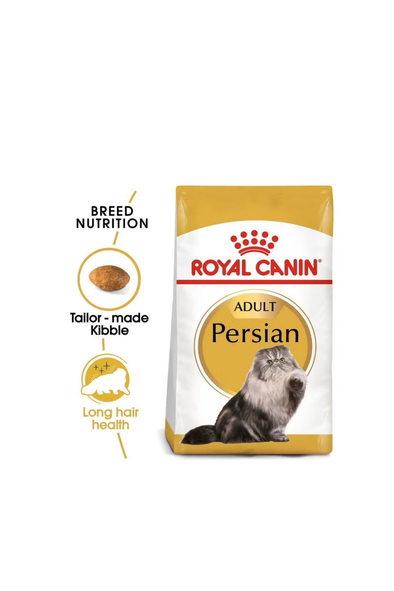 طعام القطط الفارسية من رويال كانين للقطط البالغة للشعر الطويل والصحة وتقليل كرات الشعر وتحسين الأداء الهضمي 400 جرام