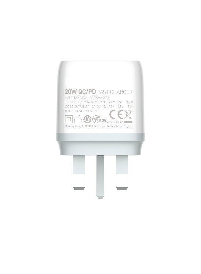 USB C Plug 20W Ultra-Compact Dual-Port USB C Charger - Image 5