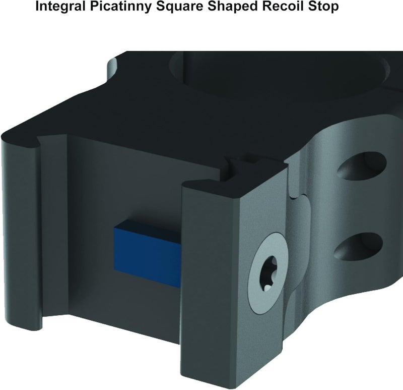 UTG Pro US Made 30mm/2PCs High Profile POI Picatinny Rings - Image 5