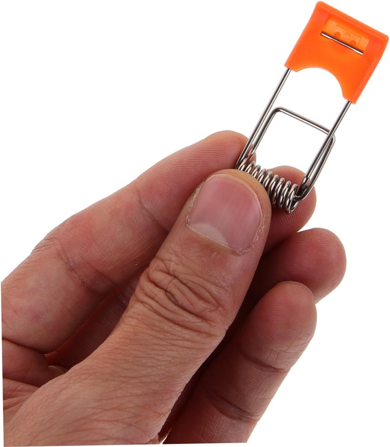 100 قطع من مشابك الزنبرك المخفية POPETPOP للأضواء المدمجة ومعدات LED - مشابك تركيب سهلة ومتينة للأضواء السقفية - Image 4