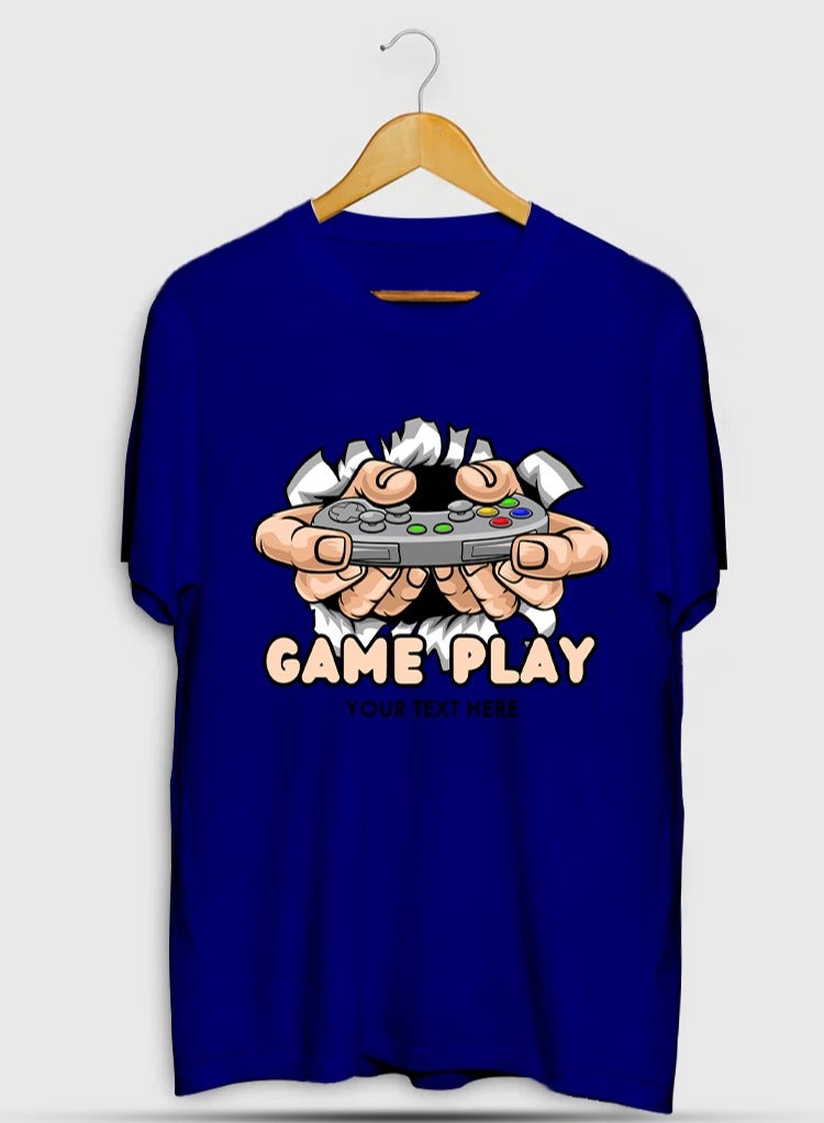 SHOP NEW ARRIVALS GAME ON GRIP AND PLAY GAMEPLAY GRAPHIC T-SHIRT Motivational Quote Graphic Tee for Men Women Inspirational Success Mindset Gift Unisex Comfortable Cotton - Image 1