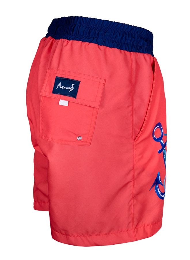 Anemoss Anchor Men Swim Shorts with Elastic Drawstring Waistband Medium - Image 2