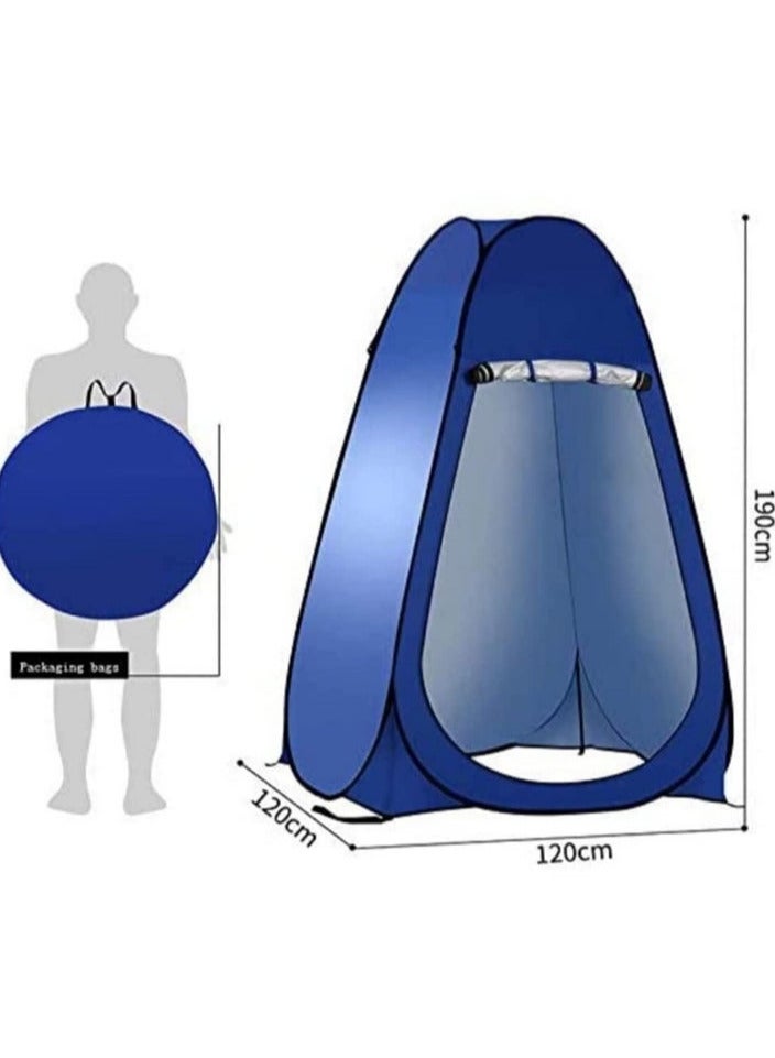 GO2CAMPS Outdoor Camping Cloth Changing Tent | Portable Pop-Up Bathroom Tent for Camping – Outdoor Shower and Toilet | Private Cloth Changing Room Privacy Shelter | 190cm Height x 120cm Width x 120cm Length | Foldable Waterproof Camping Toilet Tent with Carry Bag for Beach, Hiking, Travel & Outdoor Use - Image 3