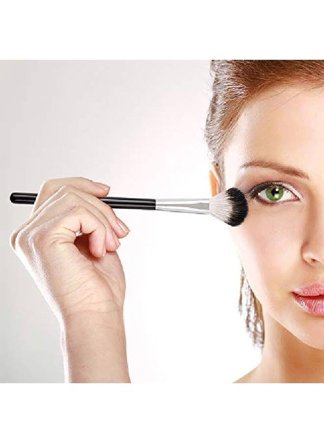 DUcare - Highlighter Brush Blending Eyeshadow Contouring Blush Brush Goat Hair Makeup Eye Smudge Toolblack - Image 1