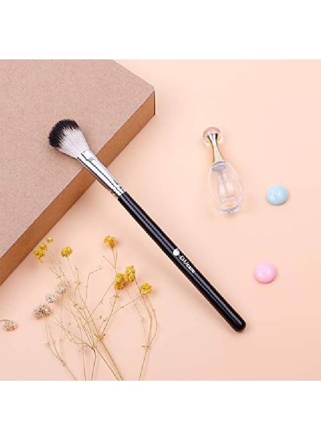 DUcare - Highlighter Brush Blending Eyeshadow Contouring Blush Brush Goat Hair Makeup Eye Smudge Toolblack - Image 1