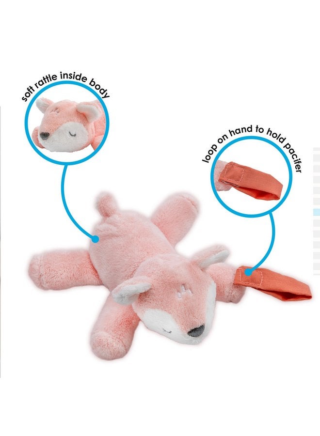 Kids Preferred Carter's Fawn Plush Rattle with Loop Teether for Infants and Babies  - Image 3