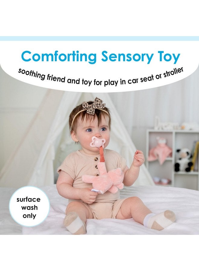 Kids Preferred Carter's Fawn Plush Rattle with Loop Teether for Infants and Babies  - Image 4
