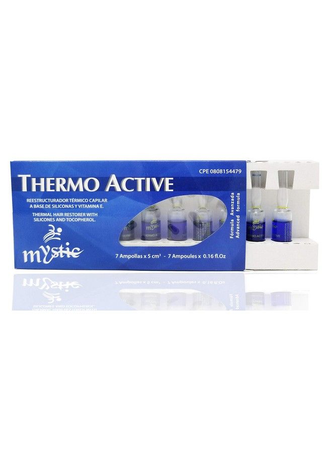 Kleravitex Mystic Thermo Active Hair Ampoule Exceptional Shine And Softness With Silicones And Vitamin E (Tocopherol) (Pack Of 7) - Image 4