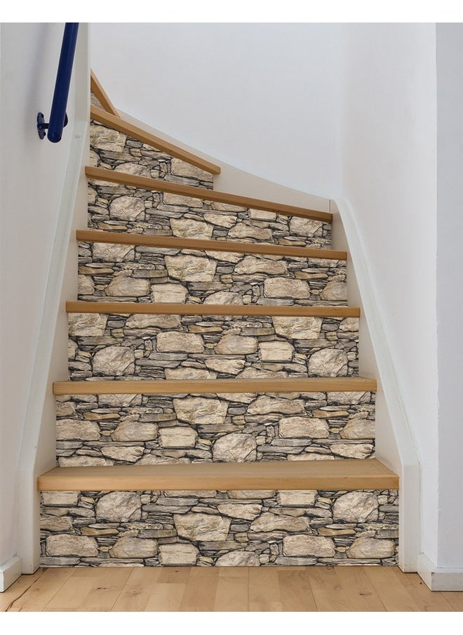 NuWallpaper Nu2065 Hadrian Stone Wall Peel & Stick Wallpaper Brown  - Image 4