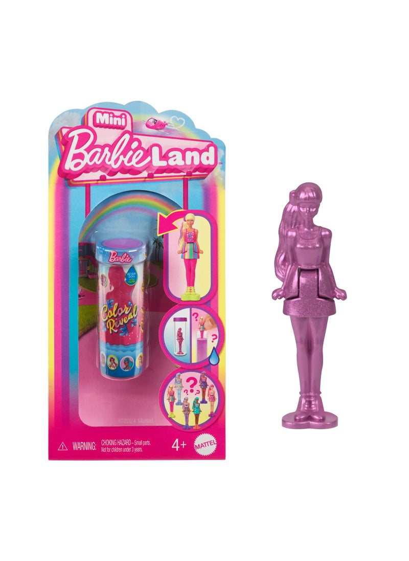 Barbie BARBIE MINI BARBIEL& COLOR REVEAL DOLLS, 1.5-INCH DOLL WITH SURPRISE WATER REVEAL CDU 