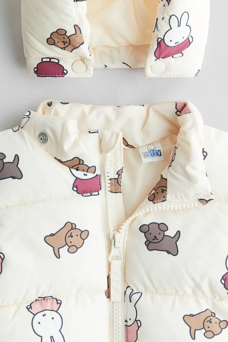 اتش اند ام جاكيت منفوخ ومزخرف