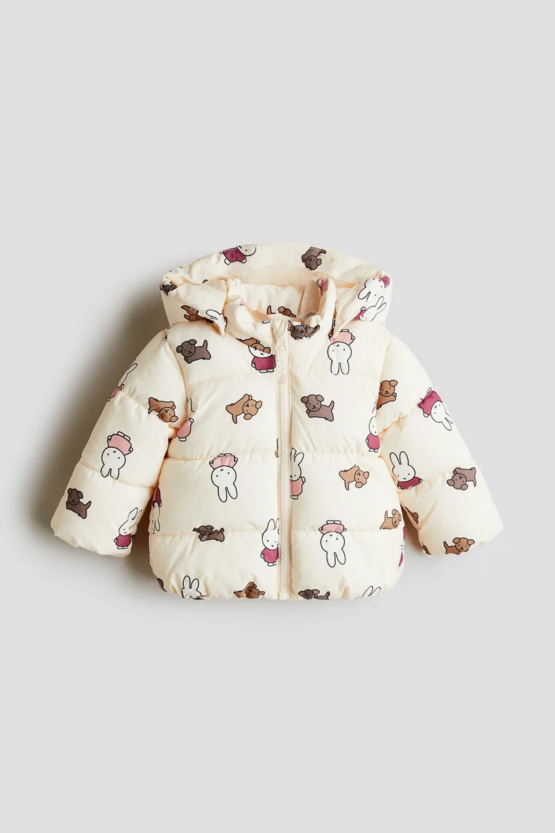 اتش اند ام جاكيت منفوخ ومزخرف