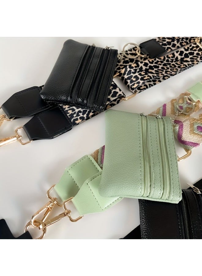Adjustable Crossbody Phone Strap with Wallet - Detachable Phone Lanyard with Zipper Pouch, Stylish Shoulder Phone Chain Strap for Women - Image 5