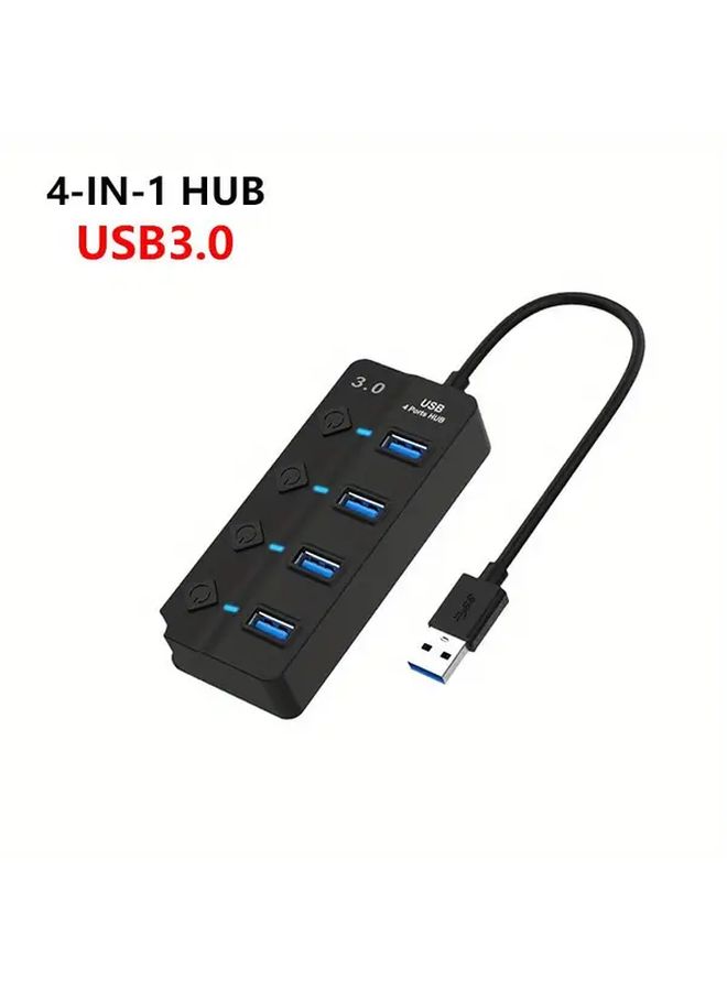7 في 1 محور USB 3.0 7 منافذ لنقل البيانات عالي السرعة مع كابل طويل لإكسسوارات الكمبيوتر - Image 5