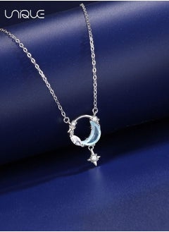 Unique Necklaces - Star and Moon Necklaces - Rhinestone Necklaces - Fashion Simplicity - Gifts for Women  - Image 3