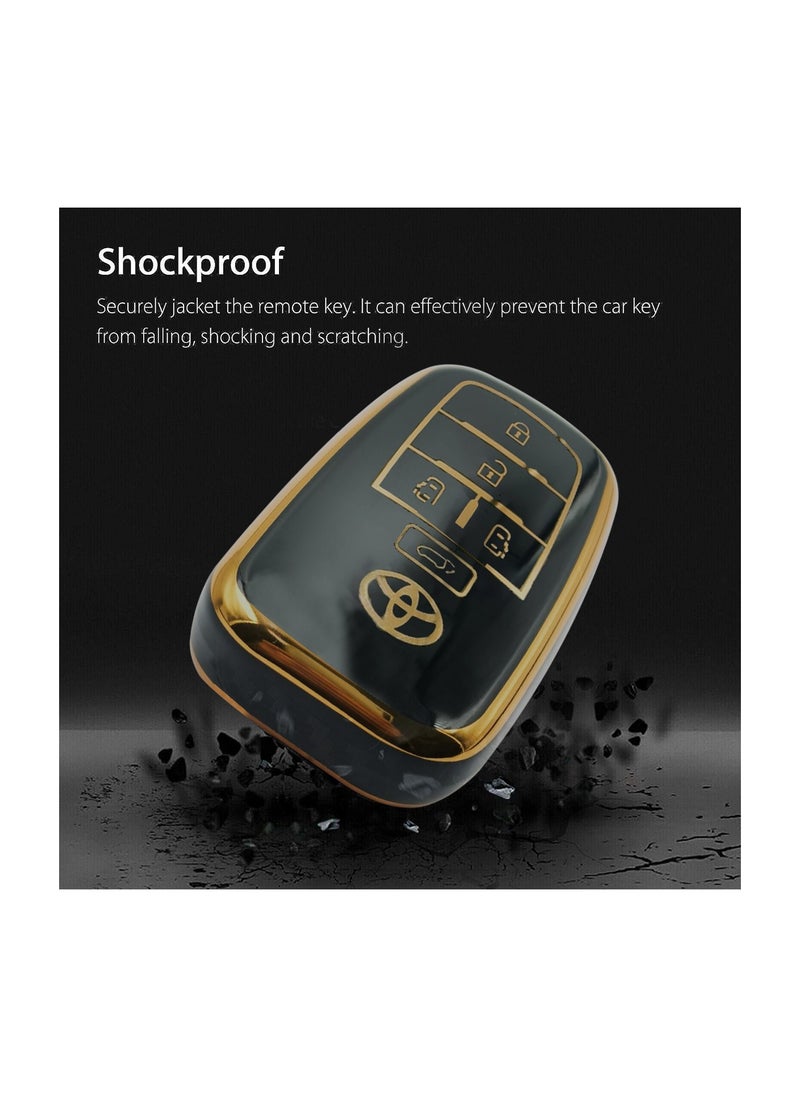TOYOTA - 5 Button Remote Control Fob Cover Flip Remote Key Shell  for TOYOTA Corolla - Image 1