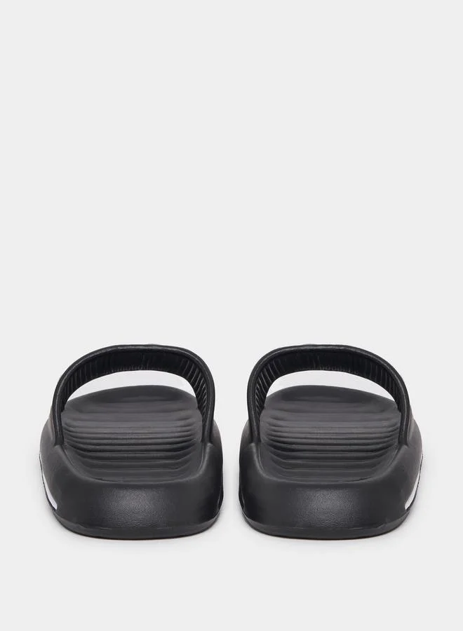 Styli Abstract Design Foam Sole Open Toe Slides