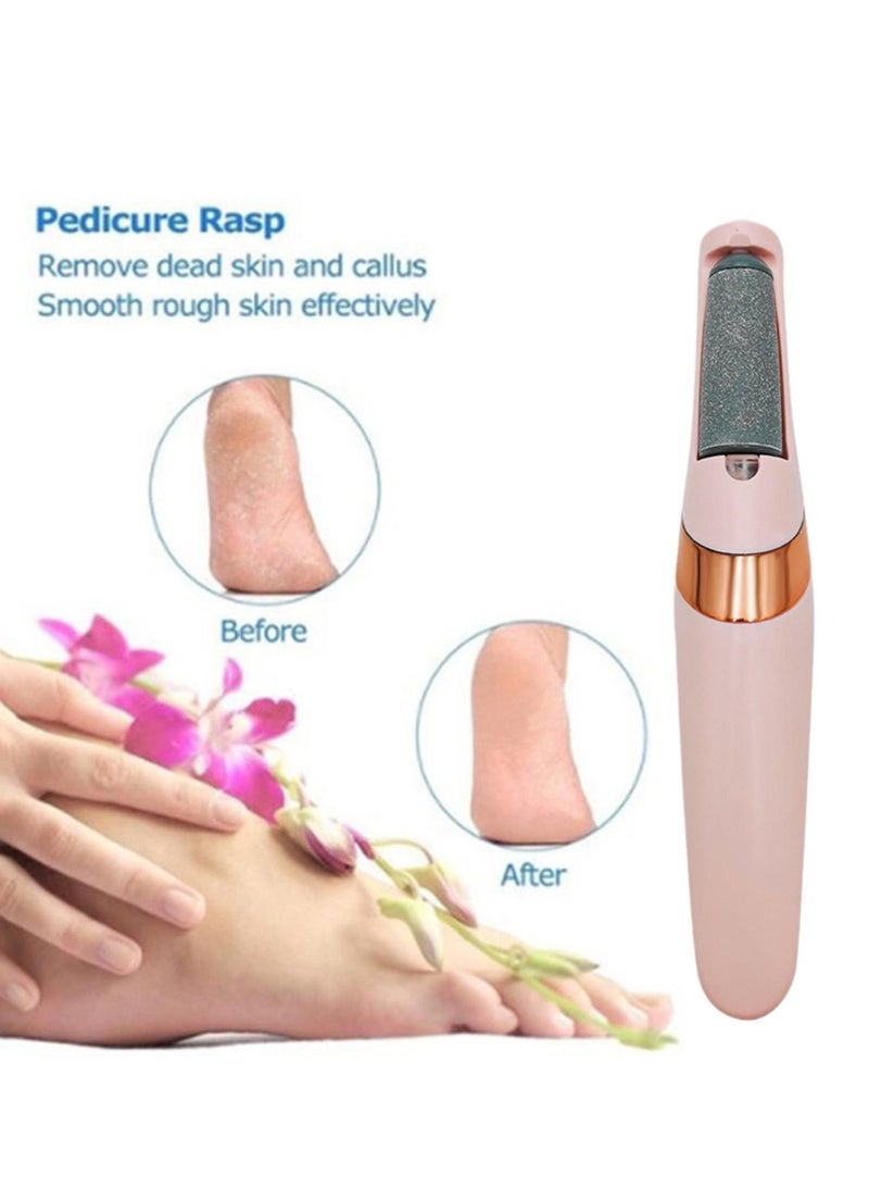 Pedi Electric Foot Filer for Removing Callus and Dead Cells Rechargeable with Fine and Coarse Heads - Image 1