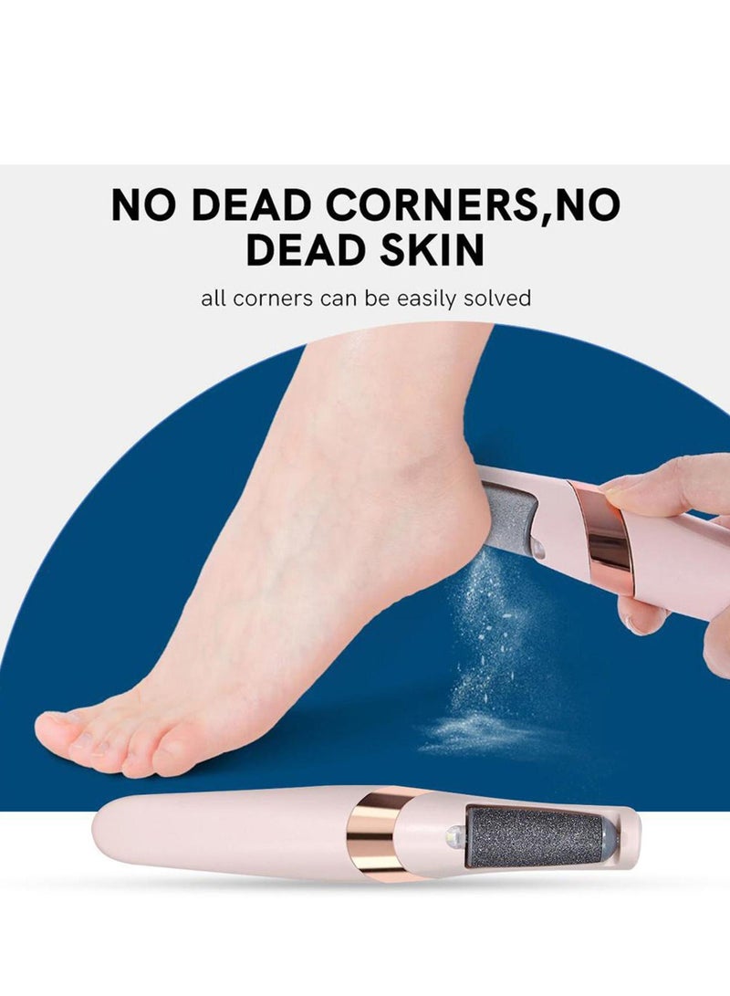 Pedi Electric Foot Filer for Removing Callus and Dead Cells Rechargeable with Fine and Coarse Heads - Image 3