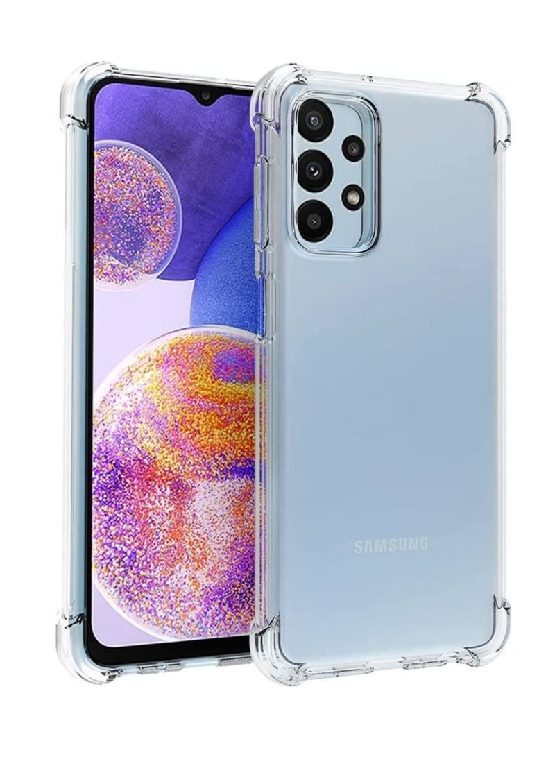 DUSALA Case for Samsung Galaxy A23 Case Cover Clear Back Air Cushion Soft Silicone Shockproof Anti-Scratch Protective Bumper Shell Corner for Samsung Galaxy A23 4G - Image 1