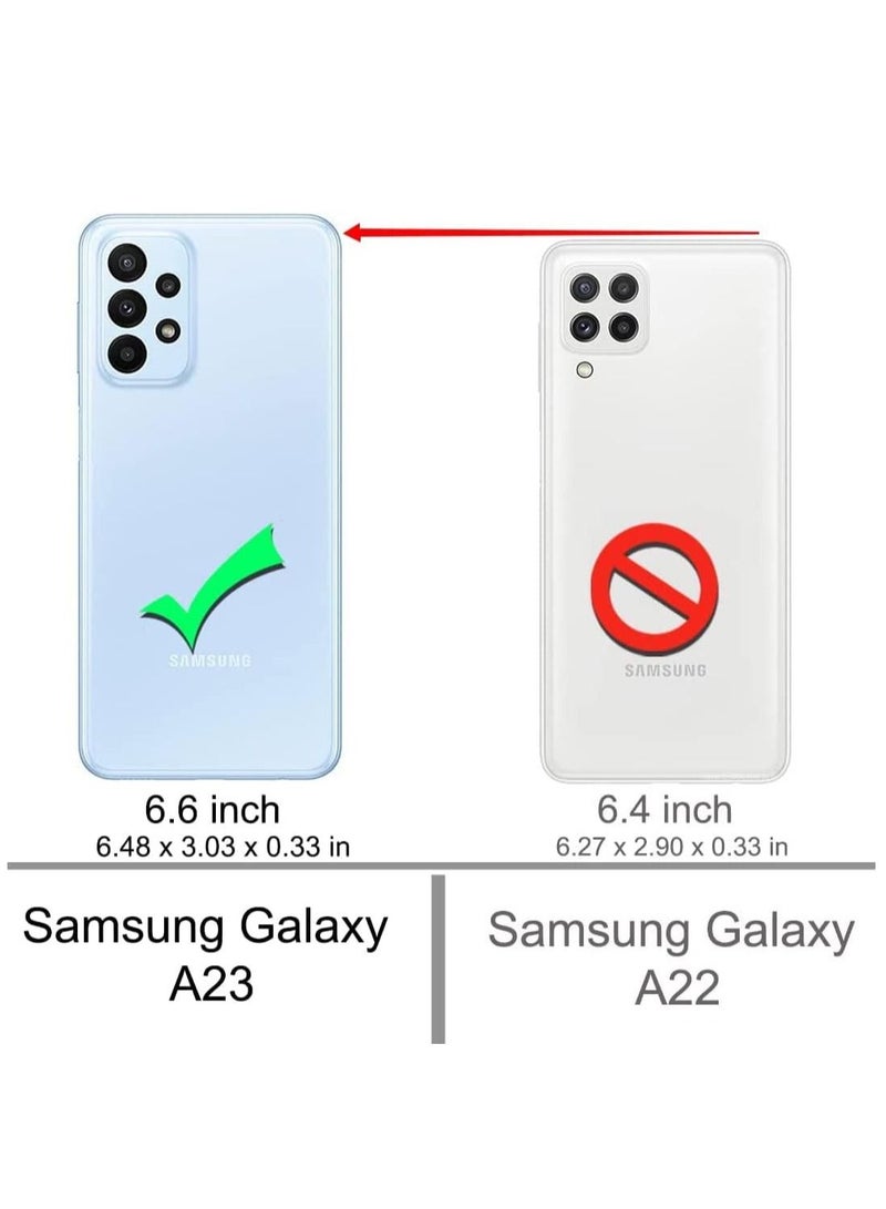 DUSALA Case for Samsung Galaxy A23 Case Cover Clear Back Air Cushion Soft Silicone Shockproof Anti-Scratch Protective Bumper Shell Corner for Samsung Galaxy A23 4G - Image 4