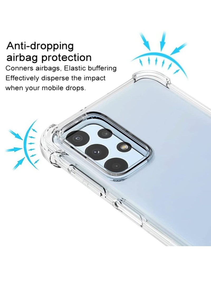 DUSALA Case for Samsung Galaxy A23 Case Cover Clear Back Air Cushion Soft Silicone Shockproof Anti-Scratch Protective Bumper Shell Corner for Samsung Galaxy A23 4G - Image 2