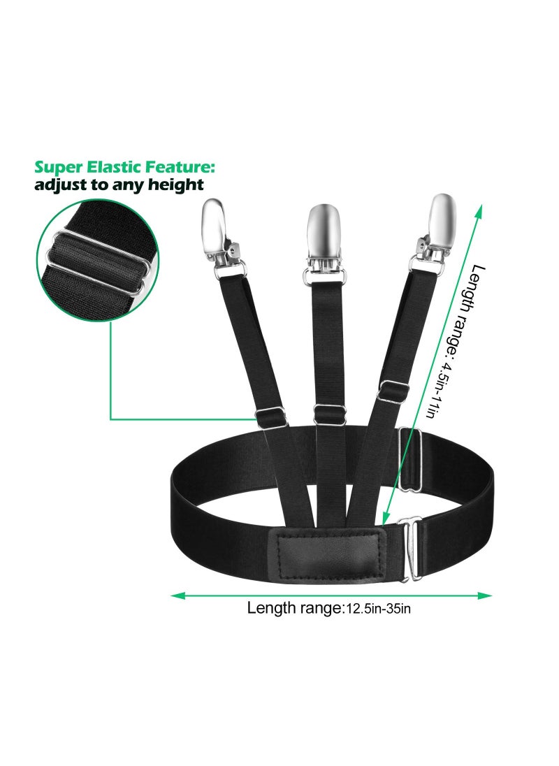 Generic Stays for Men Shirt Tucking Garter and Holder Securing Position  - Image 2