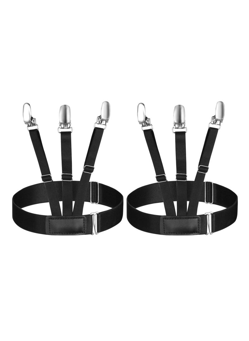 Generic Stays for Men Shirt Tucking Garter and Holder Securing Position  - Image 4