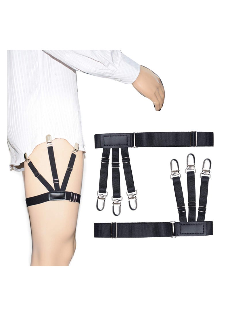 Generic Stays for Men Shirt Tucking Garter and Holder Securing Position  - Image 1