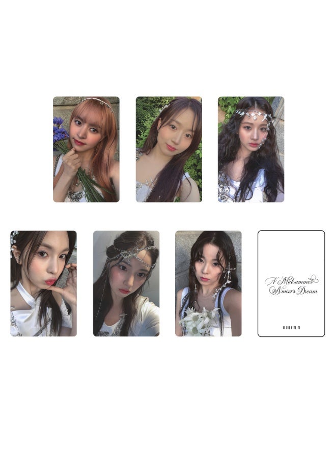 NIBEMINENT 6 Pcs Kpop NMIXX AMND Lomo Cards Card For Fans Collection Gifts - Image 1