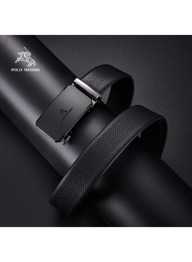 Polomeisdo Men's Leather Belt Men's Automatic Buckle Belt Jd Self-operated New Year Gift For Boyfriend Husband Father - Image 1