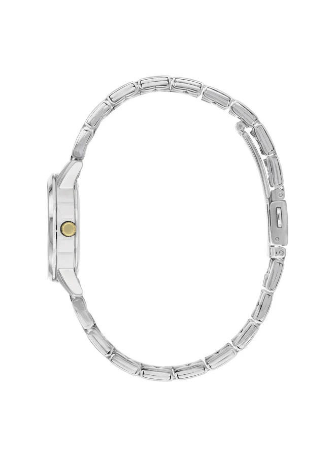 CITIZEN  Women's Stainless Steel Strap with Two-Tone Gold Plating Analog Watch EQ0608-55E - 27.5 mm for Women | Best Price UAE