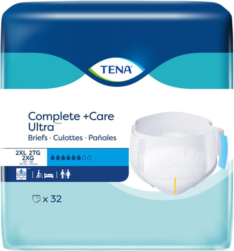 Tena Complete Care Ultra Incontinence Brief Moderate Absorbency 2XLarge 32 Count - Image 2