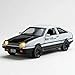 BDTCTK 132 AE86 Initial D Model Car Zinc Alloy Pull Back Toy car with Sound and Light for Kids Boy Girl GiftBlack - Image 3
