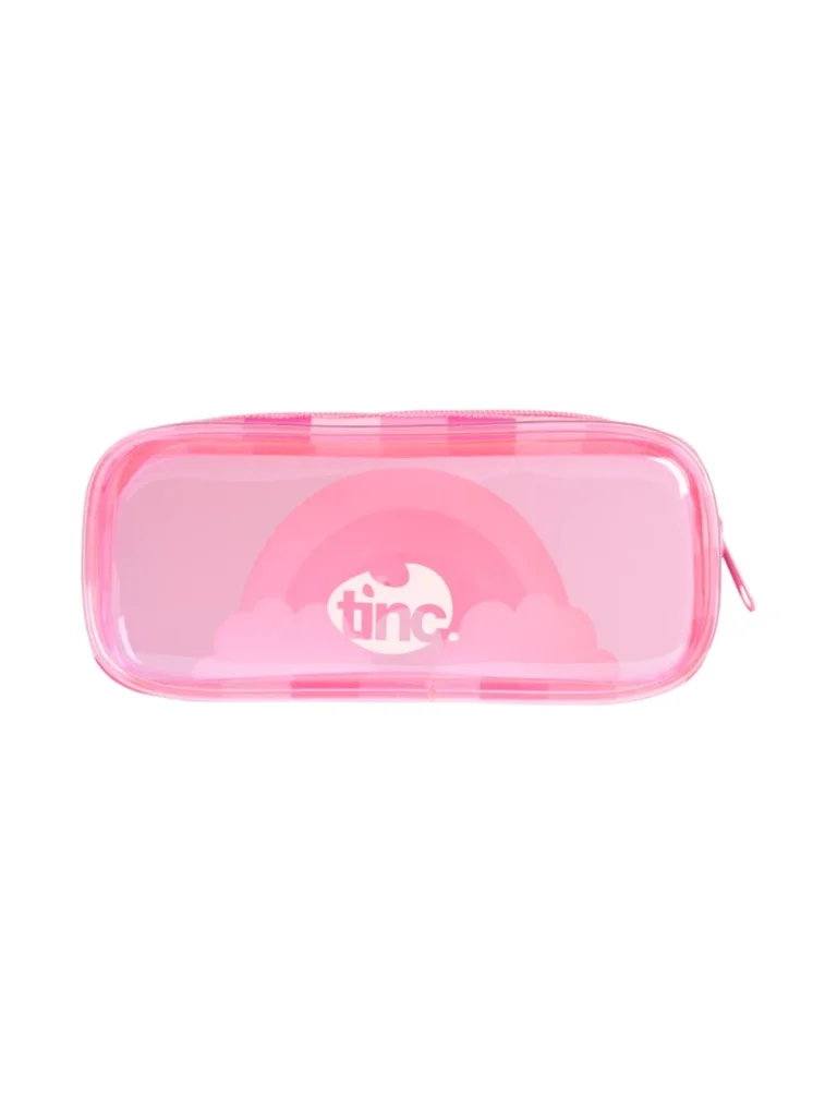Tinc Pink Rainbow Novelty Pencil Case