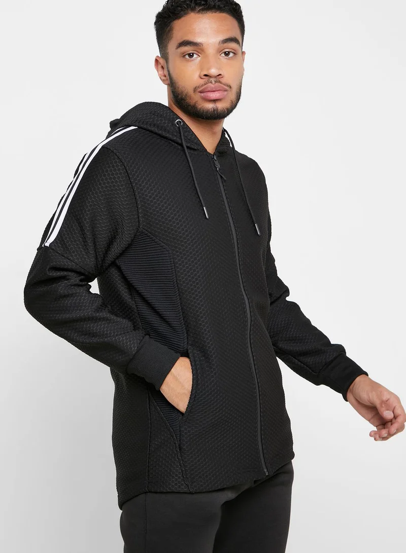 Seventy Five Zip Through Hoodie