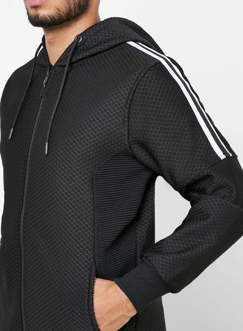 Seventy Five Zip Through Hoodie