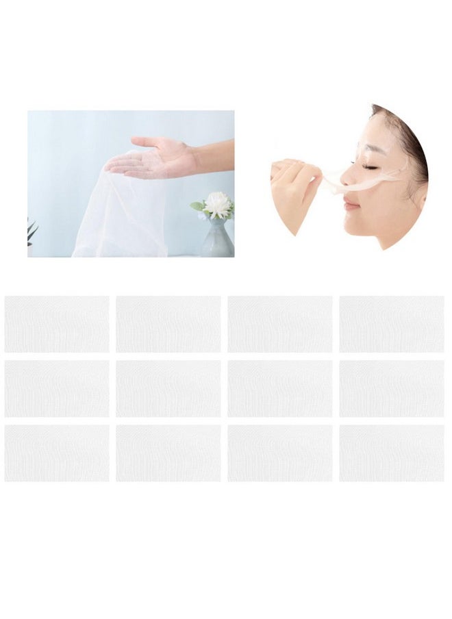 ZJchao - Gauze Face Mask 100Pcs Gauze Facial Mask Strong Water Absorption Disposable Diy Face Skin Mask Sheets Gauze Face Pad Gauze Skin Mask For Beauty Salon And Home Use - Image 1