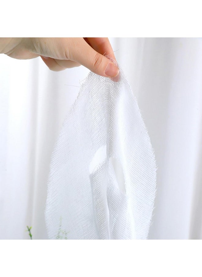 ZJchao - Gauze Face Mask 100Pcs Gauze Facial Mask Strong Water Absorption Disposable Diy Face Skin Mask Sheets Gauze Face Pad Gauze Skin Mask For Beauty Salon And Home Use - Image 1