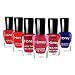 Tophany Non Toxic Easy Peel Off and Fast Dry Nail Polish Set for Pack Eco Friendly Organic Water Based for WomenTeens 6 Bottles 5ML - Image 2