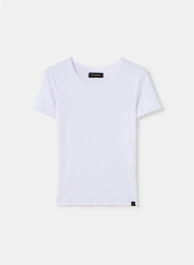 Ovs Stretch cotton T-shirt with crew-neck